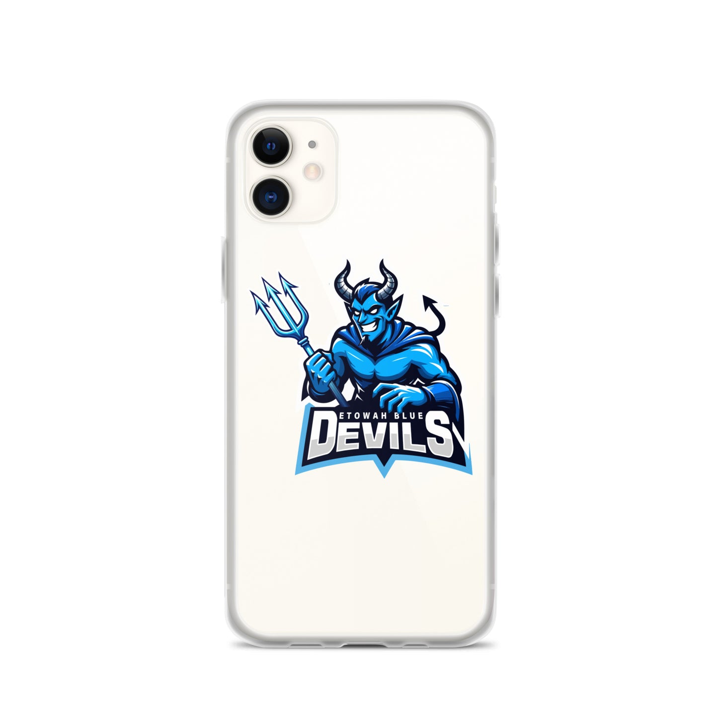 Blue Devils Clear Case for iPhone®