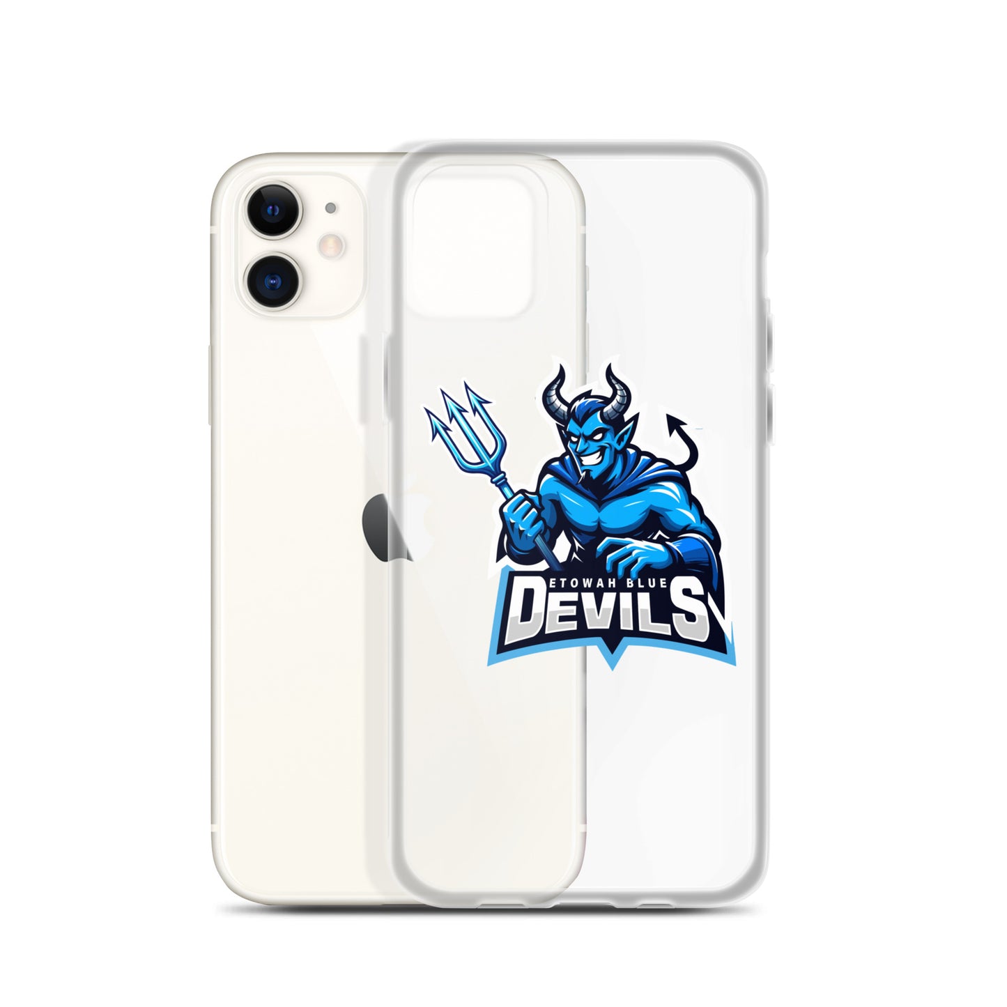 Blue Devils Clear Case for iPhone®