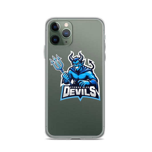 Blue Devils Clear Case for iPhone®