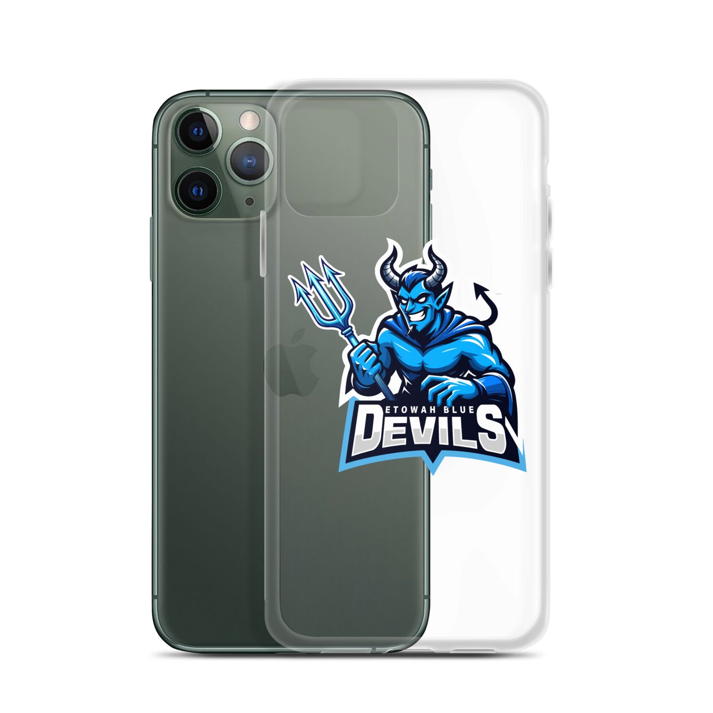 Blue Devils Clear Case for iPhone®