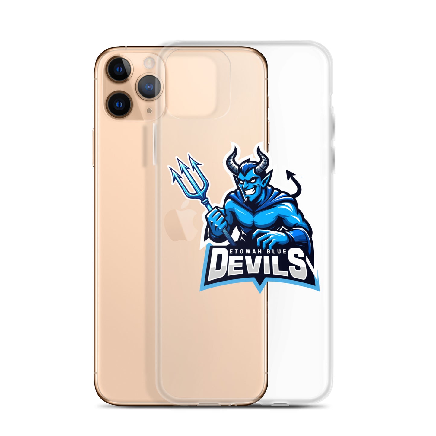 Blue Devils Clear Case for iPhone®