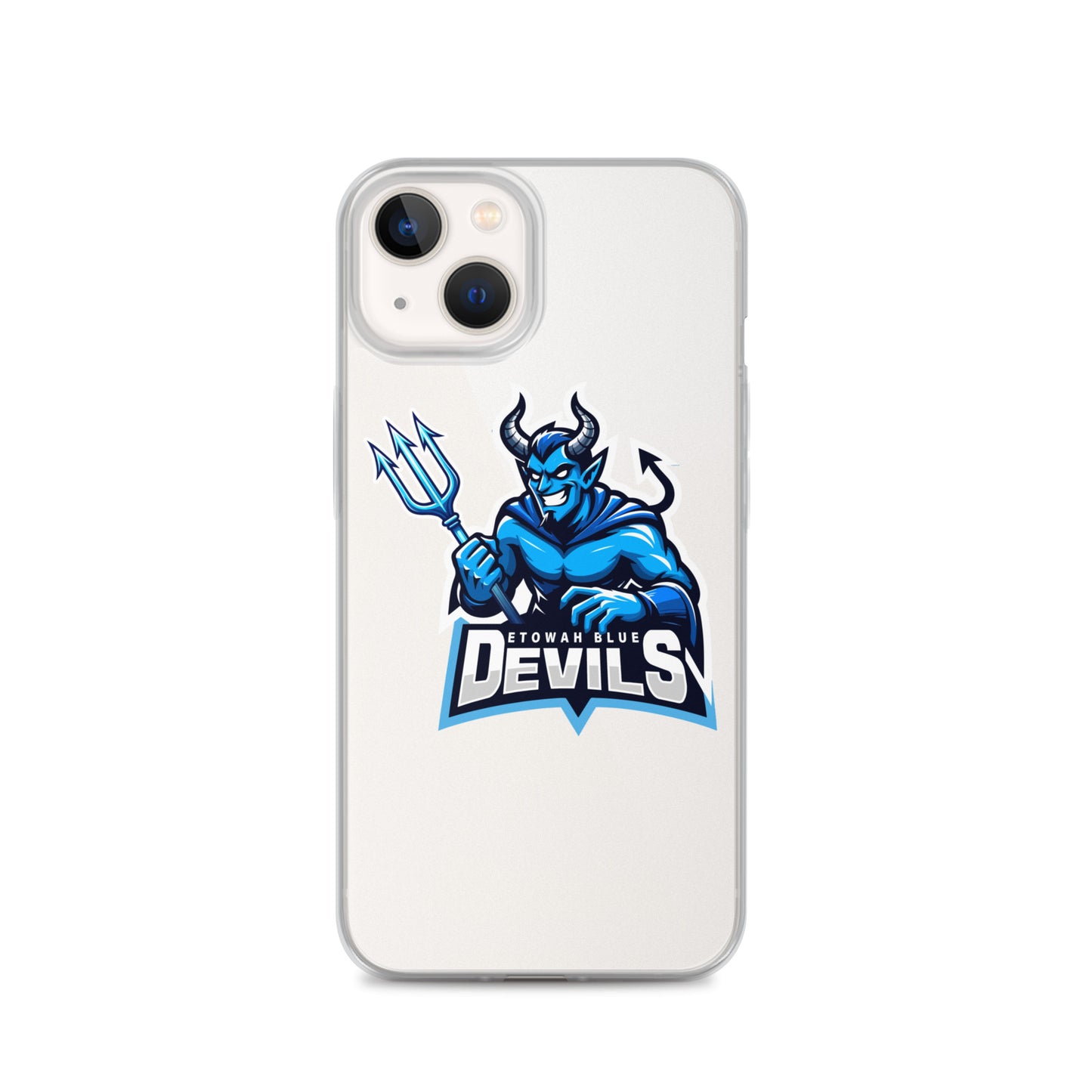 Blue Devils Clear Case for iPhone®