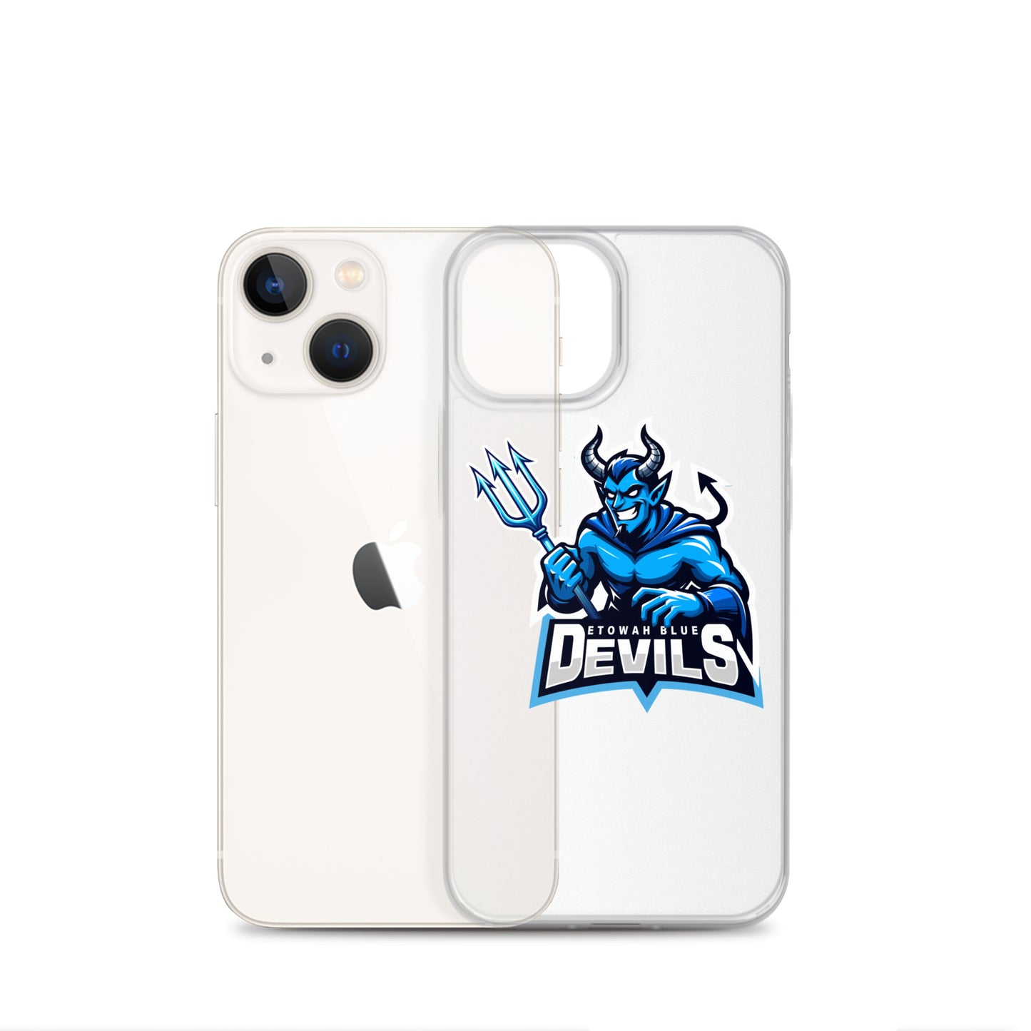 Blue Devils Clear Case for iPhone®