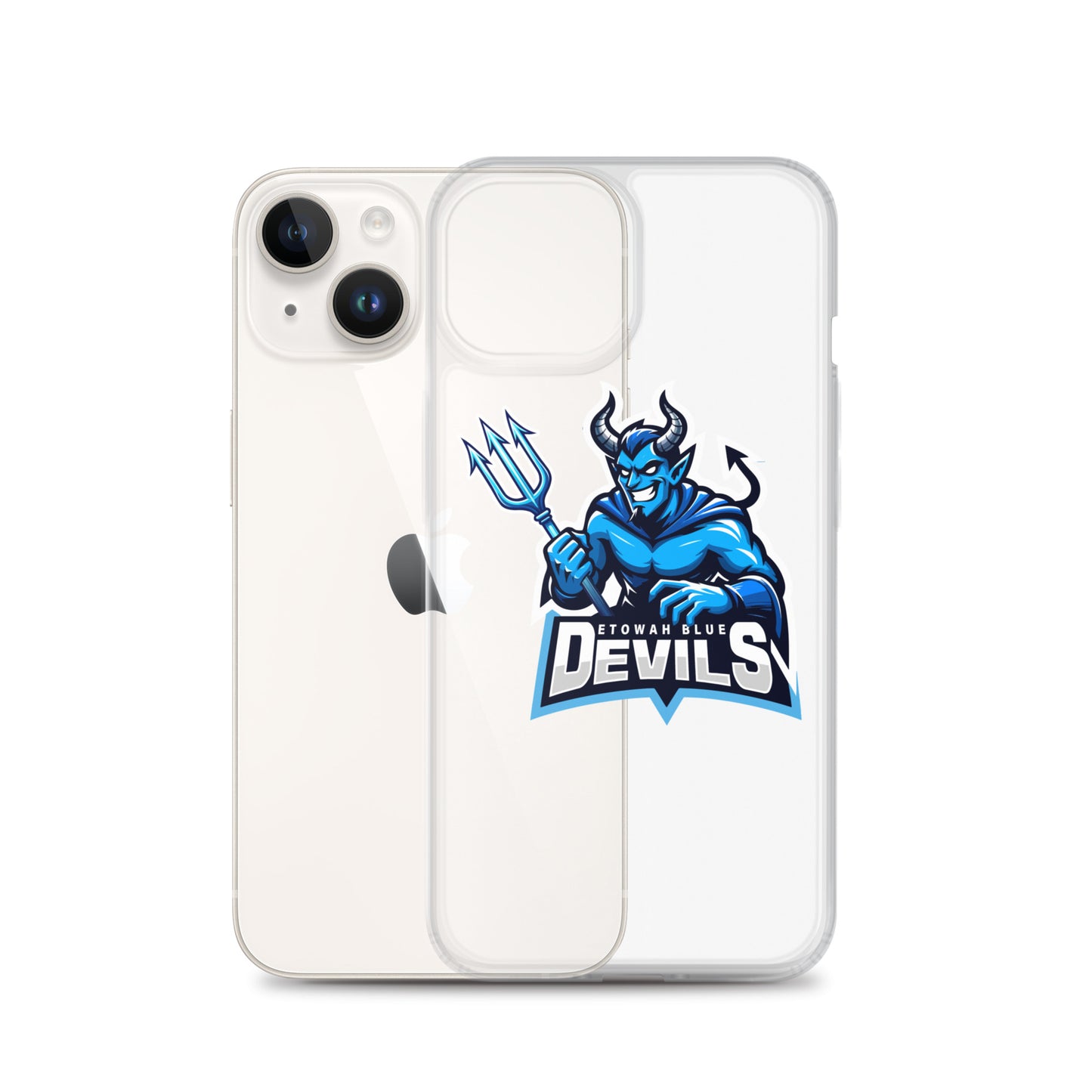 Blue Devils Clear Case for iPhone®