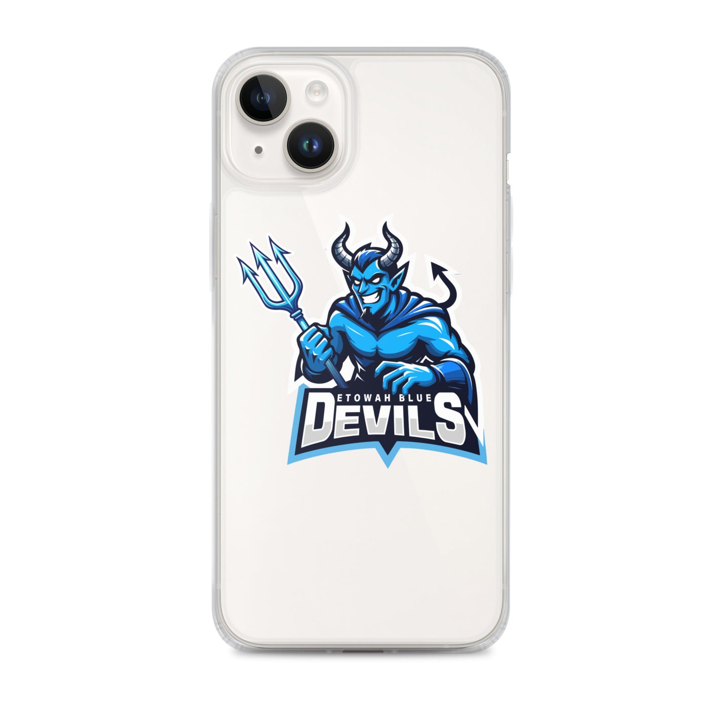 Blue Devils Clear Case for iPhone®