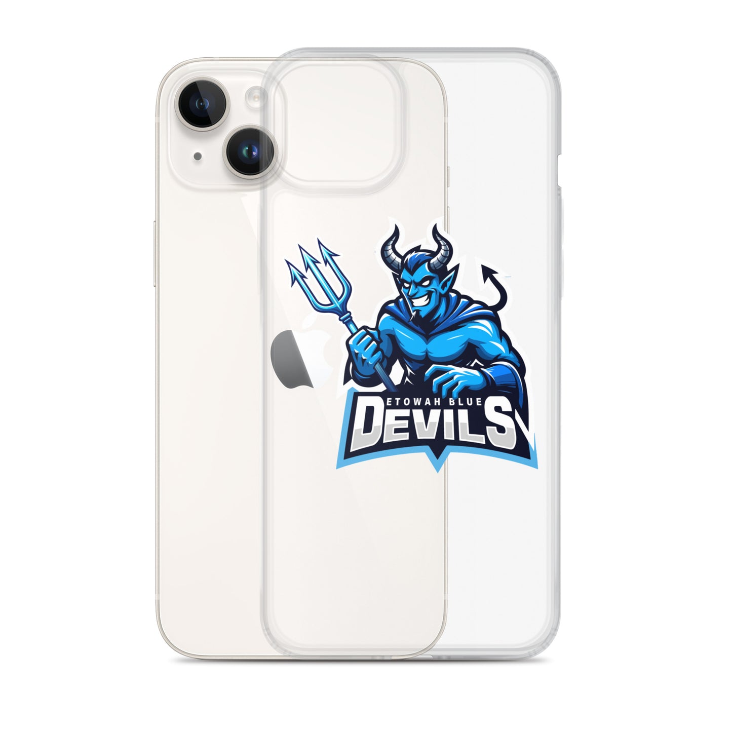 Blue Devils Clear Case for iPhone®