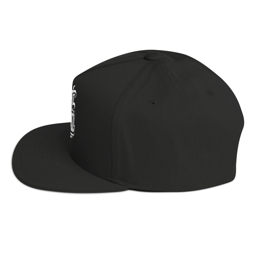 Streetz Gradz White Flat Bill Cap