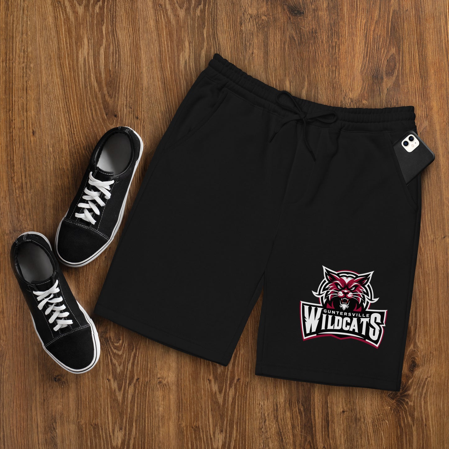 Guntersville Wildcats Men's fleece shorts